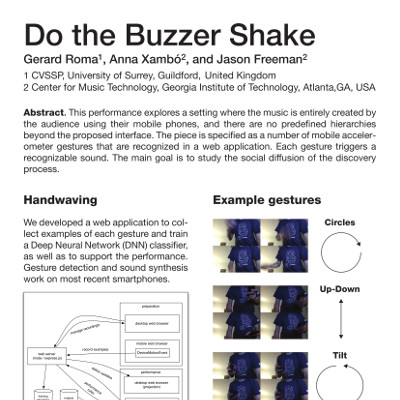 Roma, Xambó & Freeman (2016) Do The Buzzer Shake (ICLI '16).